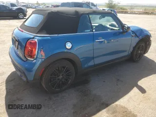 2024 MINI Convertible Cooper S with VIN WMW43DL00R3R98526, listed as a Copart auction lot 72037884 with 5,142 mi miles and Salvage Title. Bid and sale history available at carsss.com. Image 3.