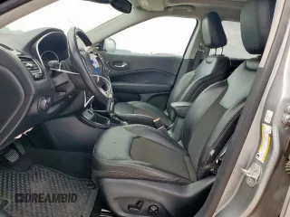 2021 Jeep Compass Altitude with VIN 3C4NJCBB2MT532314, listed as a Copart auction lot 57624295 with 55,329 mi miles and Salvage title. Bid and sale history available at DreamBid. Image 7.