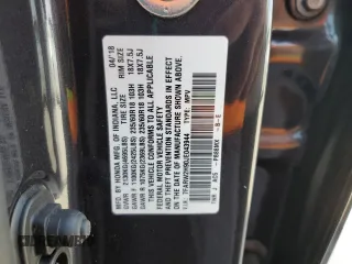 2018 Honda CR-V Touring with VIN 7FARW2H90JE043944, listed as a Copart auction lot 49346705 with 56,259 mi miles and Salvage Title. Bid and sale history available at carsss.com. Image 12.