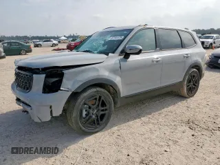 2024 Kia Telluride SX Prestige X-Line z VIN 5XYP5DGC9RG455959, wystawiony jako Copart lot #57141175 z przebiegiem 20 199 mil mil oraz Szkoda całkowita • Salvage title. Historia ofert i sprzedaży dostępna na DreamBid. Obrazek 1.