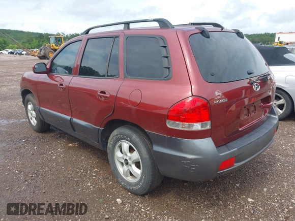 2005 Hyundai Santa Fe GLS with VIN KM8SC13D85U928056, listed as a IAAI auction lot 42366014 with 131,732 mi miles and . Bid and sale history available at DreamBid. Image 3.