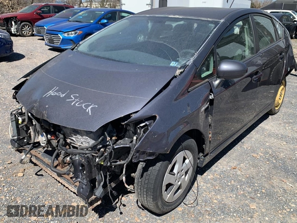 2010 Toyota Prius II with VIN JTDKN3DU7A1004986, listed as a Copart auction lot 51117155 with 112,458 mi miles and Salvage Title. Bid and sale history available at carsss.com. Image 2.
