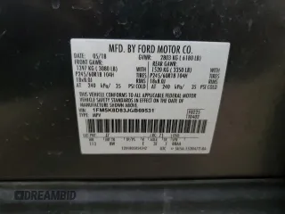 2018 Ford Explorer XLT with VIN 1FM5K8D83JGB69531, listed as a Copart auction lot 52981025 with 114,873 mi miles and Salvage Title. Bid and sale history available at carsss.com. Image 13.