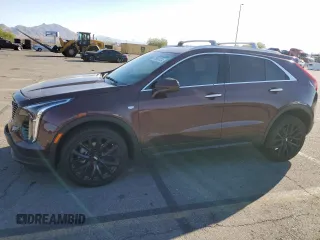 2023 Cadillac XT4 AWD Luxury with VIN 1GYFZBR42PF107893, listed as a Copart auction lot 74989124 with 9,579 mi miles and Salvage Title. Bid and sale history available at carsss.com. Image 1.