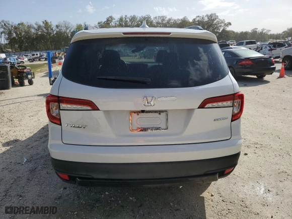 2021 Honda Pilot Special Edition with VIN 5FNYF5H21MB008247, listed as a Copart auction lot 47899475 with 0 mi miles and Non Repairable. Bid and sale history available at carsss.com. Image 6.