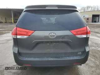 2012 Toyota Sienna LE with VIN 5TDJK3DC8CS033415, listed as a Copart auction lot 89263775 with 221,568 mi miles and Salvage Title. Bid and sale history available at carsss.com. Image 6.