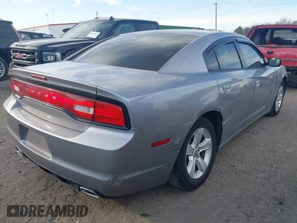 2014 Dodge Charger SE with VIN 2C3CDXBG5EH251804, listed as a IAAI auction lot 41659780 with 207,956 mi miles. Bid and sale history available at carsss.com. Image 4.