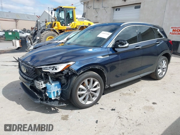 2021 Infiniti QX50 Luxe with VIN 3PCAJ5BB7MF123895, listed as a IAAI auction lot 41811100 with 23,164 mi miles and . Bid and sale history available at DreamBid. Image 18.