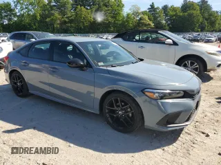 2023 Honda Civic Sport with VIN 2HGFE2F5XPH522894, listed as a Copart auction lot 57591875 with 31,539 mi miles and Salvage title. Bid and sale history available at DreamBid. Image 4.