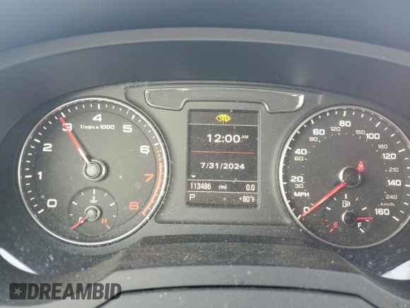 2016 Audi Q3 Prestige with VIN WA1FFCFS0GR005380, listed as a Copart auction lot 66805484 with 113,486 mi miles and Salvage title. Bid and sale history available at DreamBid. Image 9.