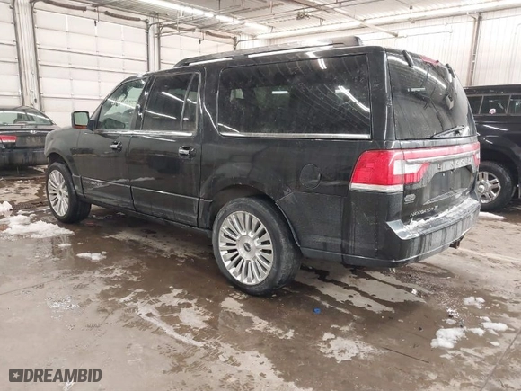 2015 Lincoln Navigator L with VIN 5LMJJ3JT9FEJ05006, listed as a IAAI auction lot 41480586 with 159,280 mi miles. Bid and sale history available at carsss.com. Image 3.