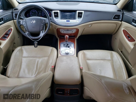 2013 Hyundai Genesis 3.8L with VIN KMHGC4DD6DU220845, listed as a Copart auction lot 71962964 with 106,762 mi miles and Salvage Title. Bid and sale history available at carsss.com. Image 8.