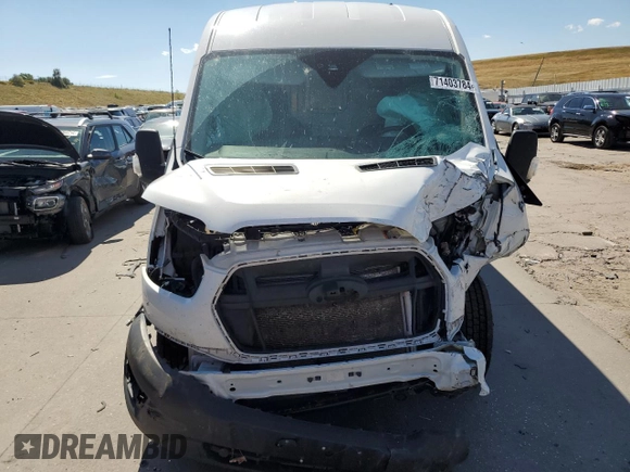 2020 Ford Transit Cargo with VIN 1FTBR2C80LKB64188, listed as a Copart auction lot 71403784 with Not Provided miles and Salvage Title. Bid and sale history available at carsss.com. Image 5.