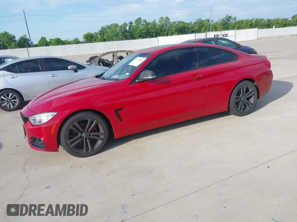 2015 BMW 4 Series 428i with VIN WBA3N7C59FK222397, listed as a IAAI auction lot 42619107 with 79,059 mi miles and . Bid and sale history available at DreamBid. Image 2.