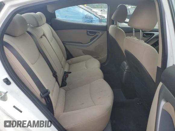2015 Hyundai Elantra SE with VIN 5NPDH4AEXFH634911, listed as a Copart auction lot 62707805 with 133,676 mi miles and Salvage title. Bid and sale history available at DreamBid. Image 10.