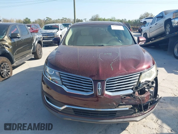 2017 Lincoln MKX Select with VIN 2LMPJ6KP4HBL37256, listed as a IAAI auction lot 41592553 with 74,231 mi miles. Bid and sale history available at carsss.com. Image 12.
