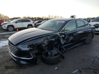 2020 Hyundai Sonata Hybrid Limited with VIN KMHL54JJ6LA012953, listed as a Copart auction lot 88337455 with 57,326 mi miles and Salvage Title. Bid and sale history available at carsss.com. Image 1.