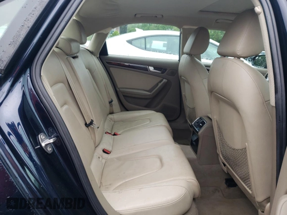 2011 Audi A4 Premium Plus with VIN WAUFFAFL9BN004633, listed as a Copart auction lot 59851995 with Not provided miles and Clean title. Bid and sale history available at DreamBid. Image 10.