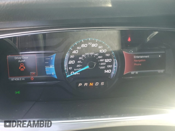 2015 Ford Taurus SEL with VIN 1FAHP2E87FG208522, listed as a Copart auction lot 46700095 with 97,439 mi miles and Salvage title. Bid and sale history available at DreamBid. Image 9.