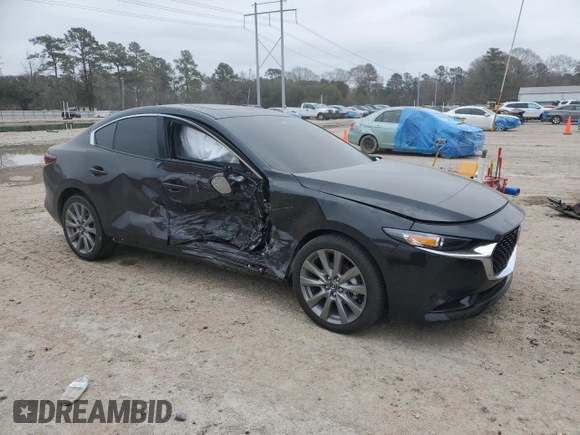 2024 Mazda 3 S Preferred with VIN 3MZBPACM9RM436636, listed as a Copart auction lot 43819195 with 5,304 mi miles and Salvage title. Bid and sale history available at DreamBid. Image 4.