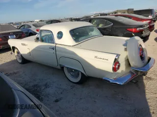 1956 Ford Thunderbird with VIN P6FH294352, listed as a Copart auction lot 75045584 with 87,726 mi miles and Salvage Title. Bid and sale history available at DreamBid. Image 2.