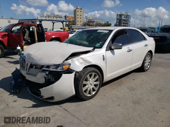 2010 Lincoln MKZ with VIN 3LNHL2GC3AR602314, listed as a Copart auction lot 54420215 with 92,000 mi miles and Salvage Title. Bid and sale history available at carsss.com. Image 1.