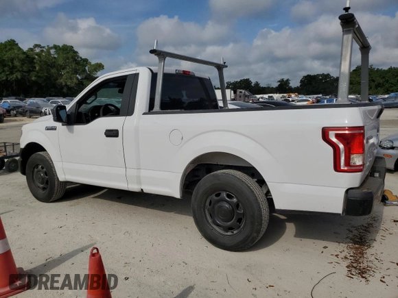 2017 Ford F-150 XL with VIN 1FTMF1C80HKE39125, listed as a Copart auction lot 56379345 with 136,264 mi miles and Clean title. Bid and sale history available at DreamBid. Image 2.