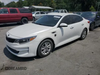 2016 Kia Optima LX z VIN KNAGT4L32G5095786, wystawiony jako Copart lot #58147235 z przebiegiem 122 998 mil mil oraz Czysty tytuł • Clean title. Historia ofert i sprzedaży dostępna na DreamBid. Obrazek 1.