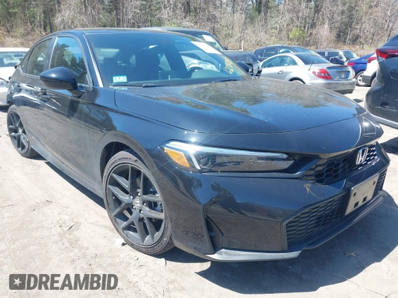 2025 Honda Civic Sport with VIN 2HGFE2F5XSH554687, listed as a IAAI auction lot 42031297 with 1,619 mi miles and . Bid and sale history available at DreamBid. Image 1.