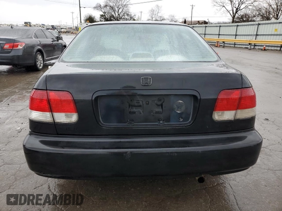 1998 Honda Civic LX with VIN 1HGEJ6579WL053784, listed as a Copart auction lot 47759575 with 298,142 mi miles and Salvage Title. Bid and sale history available at DreamBid. Image 6.