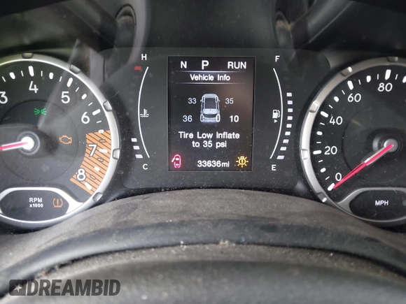 2023 Jeep Renegade Upland with VIN ZACNJDB14PPP59980, listed as a IAAI auction lot 42472231 with 33,636 mi miles and . Bid and sale history available at DreamBid. Image 15.