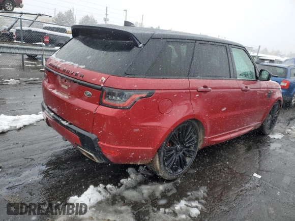 2019 Land Rover Range Rover Sport HSE Dynamic with VIN SALWV2SV0KA849938, listed as a Copart auction lot 78928964 with 39,174 mi miles and Salvage Title. Bid and sale history available at carsss.com. Image 3.