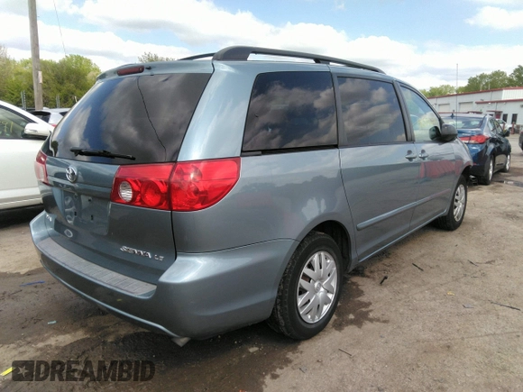 2006 Toyota Sienna CE with VIN 5TDZA23C46S456224, listed as a IAAI auction lot 36535650 with 224,139 mi miles and . Bid and sale history available at DreamBid. Image 4.