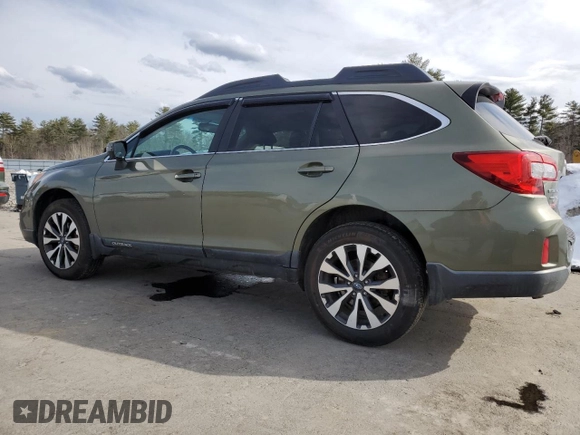 2015 Subaru Outback Limited with VIN 4S4BSALC4F3343508, listed as a Copart auction lot 50836215 with 120,460 mi miles and Salvage Title. Bid and sale history available at DreamBid. Image 2.