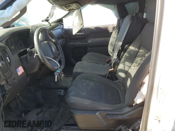 2019 Chevrolet Silverado 1500 Work Truck with VIN 3GCNWAEFXKG305477, listed as a Copart auction lot 67712374 with Not Provided miles and Salvage Title. Bid and sale history available at DreamBid. Image 7.