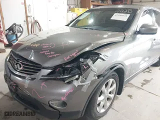 2008 Infiniti EX35 Journey with VIN JNKAJ09F38M356048, listed as a IAAI auction lot 41984628 with 125,714 mi miles. Bid and sale history available at carsss.com. Image 6.