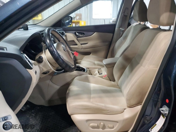 2015 Nissan Rogue S with VIN KNMAT2MV3FP567879, listed as a Copart auction lot 42116765 with 91,157 mi miles and Salvage Title. Bid and sale history available at carsss.com. Image 7.