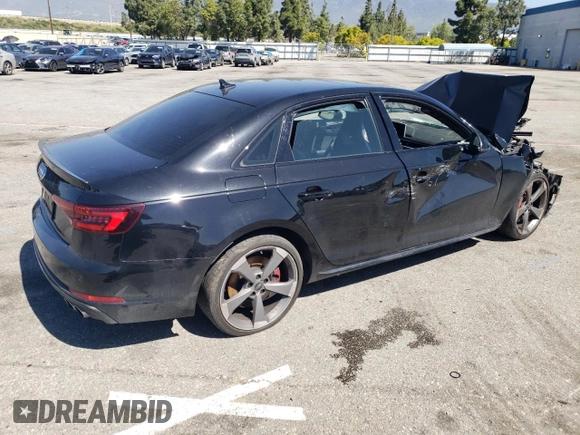 2019 Audi S4 Premium Plus with VIN WAUB4AF44KA111867, listed as a Copart auction lot 49939724 with 0 mi miles. Bid and sale history available at carsss.com. Image 3.