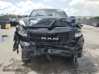 2021 Ram 1500 Laramie with VIN 1C6SRFJT3MN792252, listed as a Copart auction lot 48914305 with 78,023 mi miles and Salvage Title. Bid and sale history available at carsss.com. Image 5.