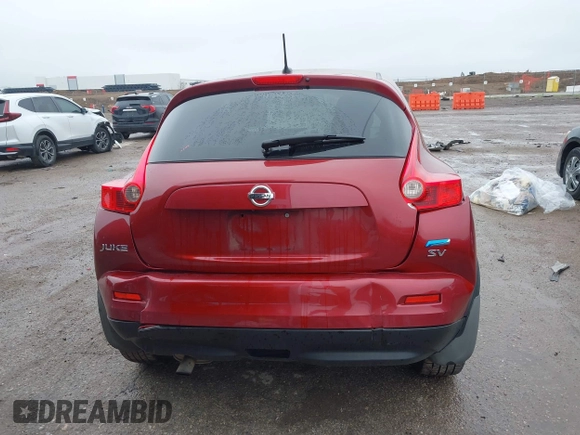 2013 Nissan Juke SV with VIN JN8AF5MR5DT209428, listed as a IAAI auction lot 41964212 with 117,469 mi miles and . Bid and sale history available at carsss.com. Image 16.