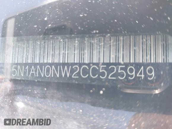 2012 Nissan Xterra X with VIN 5N1AN0NW2CC525949, listed as a IAAI auction lot 41840417 with 150,955 mi miles and . Bid and sale history available at DreamBid. Image 9.
