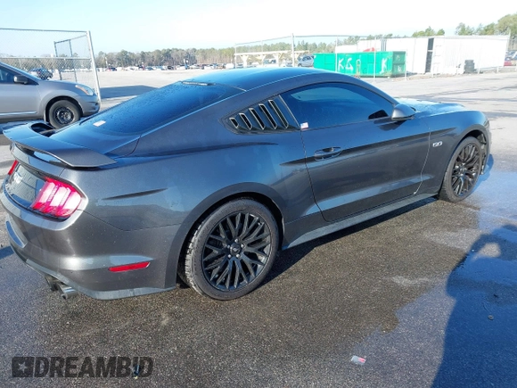 2018 Ford Mustang GT with VIN 1FA6P8CF9J5105490, listed as a IAAI auction lot 41222269 with 80,592 mi miles and . Bid and sale history available at DreamBid. Image 4.