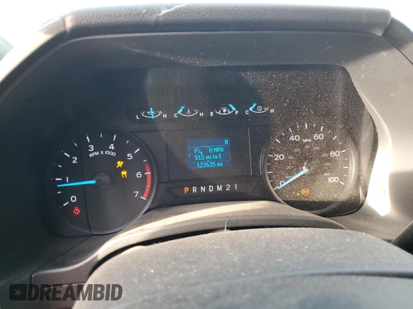 2020 Ford F-250 XL with VIN 1FT7W2A64LEC12385, listed as a Copart auction lot 77958334 with 122,635 mi miles and Salvage title. Bid and sale history available at DreamBid. Image 9.
