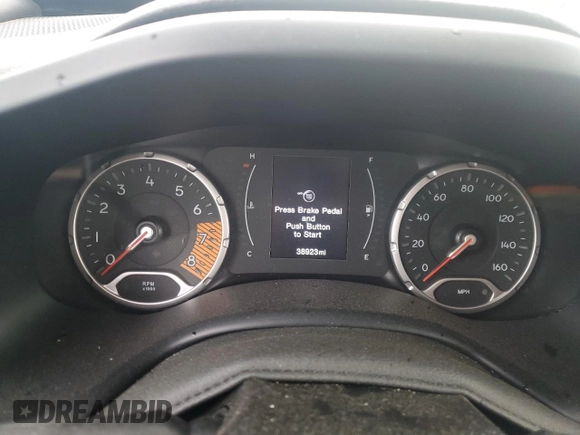 2023 Jeep Renegade Latitude with VIN ZACNJDB15PPP63553, listed as a Copart auction lot 54397375 with 38,923 mi miles and Clean Title. Bid and sale history available at carsss.com. Image 9.