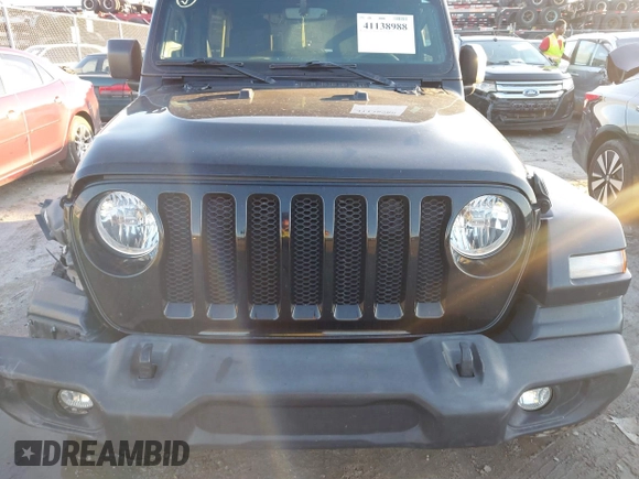 2020 Jeep Wrangler Unlimited Sport S z VIN 1C4HJXDN9LW322426, wystawiony jako IAAI lot #41138988 z przebiegiem 70 261 mil mil oraz . Historia ofert i sprzedaży dostępna na DreamBid. Obrazek 12.