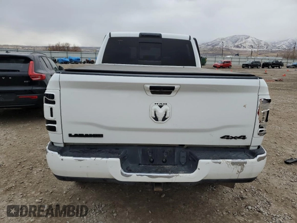 2020 Ram 2500 Laramie with VIN 3C6UR5FL0LG188337, listed as a Copart auction lot 87709065 with 50,463 mi miles and Clean Title. Bid and sale history available at carsss.com. Image 6.