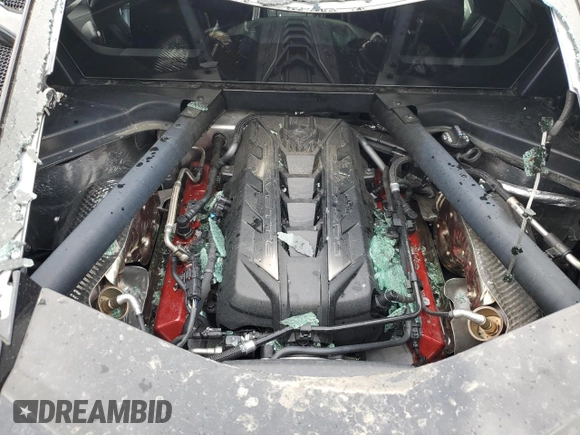 2024 Chevrolet Corvette 1LT with VIN 1G1YA2D46R5109841, listed as a Copart auction lot 81775464 with 7,840 mi miles and Salvage title. Bid and sale history available at DreamBid. Image 11.