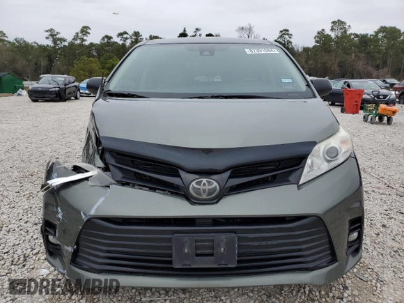 2019 Toyota Sienna L with VIN 5TDZZ3DC2KS993259, listed as a Copart auction lot 87391084 with 202,932 mi miles and Salvage Title. Bid and sale history available at carsss.com. Image 5.