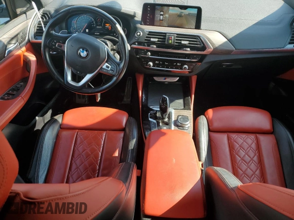 2019 BMW X4 M40i with VIN 5UXUJ5C58KLA93517, listed as a Copart auction lot 51622125 with 127,828 mi miles and Salvage title. Bid and sale history available at DreamBid. Image 8.