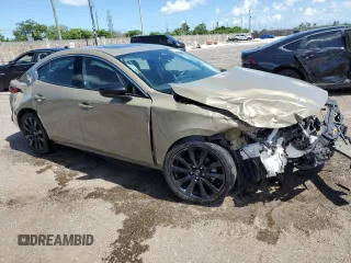 2024 Mazda 3 Carbon Edition with VIN 3MZBPBXY7RM402746, listed as a Copart auction lot 61170235 with 42,740 mi miles and Non repairable. Bid and sale history available at DreamBid. Image 4.